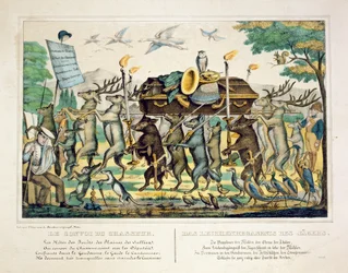 La procesión de los cazadores, c.1850