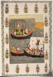 El último viaje de Simbad, ilustración para Simbad el Marino, de Las mil y una noches, 1895