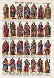 Las Reinas y Reyes Merovingios.