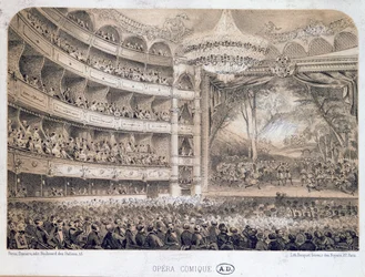 La Ópera Cómica en París, 1850-60