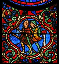 Ventana de San Martín: dos bandidos