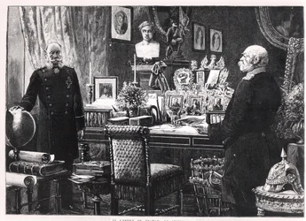 El Estudio del Kaiser Wilhelm I (1797-1888) Rey de Prusia y Emperador de Alemania