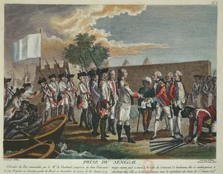 La toma de Senegal por los franceses en 1779 durante la Guerra de Independencia Americana, 1779