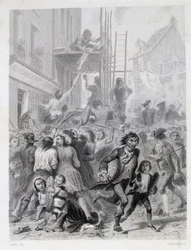 La Guerra de las Harinas: motín frente a una panadería en mayo de 1775 (primeros frutos de la Revolución Francesa)
