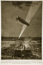 El bombardeo de Zeppelin en Amberes el 24 de agosto de 1914 en desafío a la Convención de La Haya, 1914-19