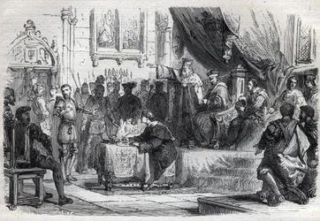 El antipapa Clemente VII (Robert de Ginebra)