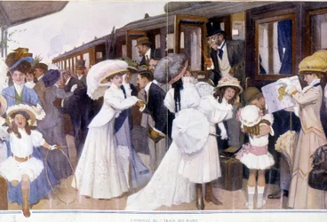 La llegada del “Tren de los Maridos”, principios del siglo XX