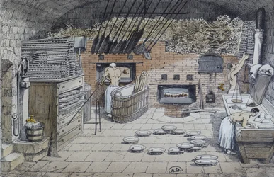 El panadero, ilustración de la Revue de l