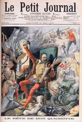 El sueño de Don Quijote. Ilustración para Le Petit Journal, 21 de mayo de 1905