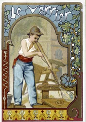 El vidriero - cromo.