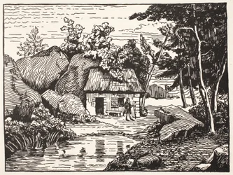 La cabaña de J.J. Rousseau