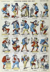 La ilustre familia de los John - imagen de Epinal, Pellerin