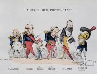 La revista de los pretendientes - el Conde de Chambord (Henri Charles Ferdinand Marie Dieudonné d