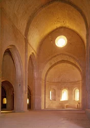 La nave de la abadía cisterciense, fundada en 1146