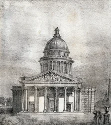 El Panteón - "Alphabet Picturesque des Monumens de Paris" c.1840 (grabado)