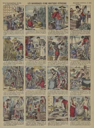 Los cuentos de los productos en una tienda de comestibles