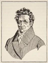 Thenard, ilustración de Histoire de la Nation Francaise, Sciences, Volúmenes I y II, por Gabriel Hanotaux (1853-1944), 1924