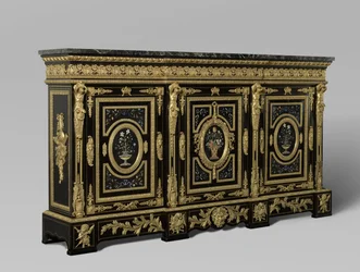 Gabinete de tres puertas, c.1835-38
