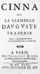 Portada de Cinna ou la Clemence d