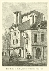 Torre de Pet-au-Diable, calle del Tourniquet Saint-Jean