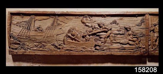Comercio de madera de Brasil, c.1550
