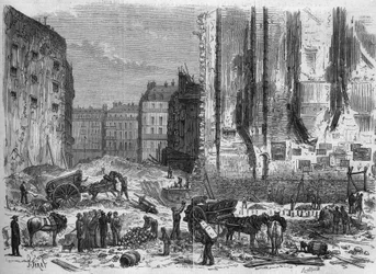 Transformaciones de París bajo el Segundo Imperio, París haussmanniano; descubrimiento de un osario durante la apertura de la rue de Maubeuge