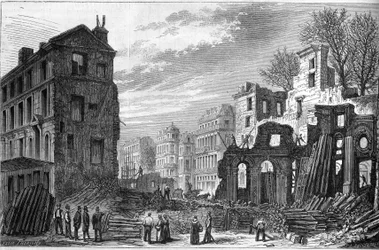 Transformaciones de París bajo el Segundo Imperio, París haussmanniano: apertura del boulevard Saint Germain