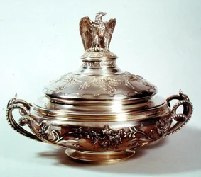 Plato de vegetales, Servicio Napoleón III, 1855