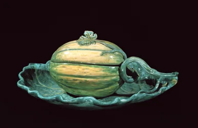 Plato de verduras en forma de calabaza, de Sceaux