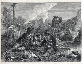 Guerras de Vendée (1793-1796): campamento de insurgentes vendeanos