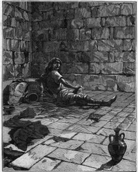 Vercingétorix (ca. 72-46 a. C.), caudillo galo, permaneció en prisión durante seis años.