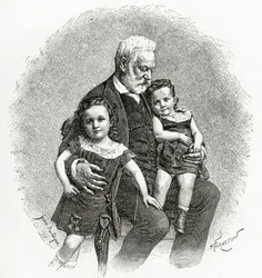 Victor Hugo y sus nietos