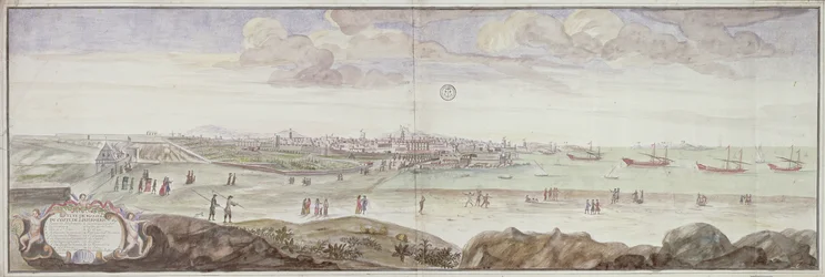 Vista desde el lado de la enfermería, Marsella, 1698