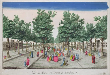 Vista del parque St. James, Londres