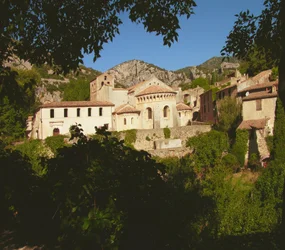 Vista de la Iglesia Abacial, siglo XI-XII