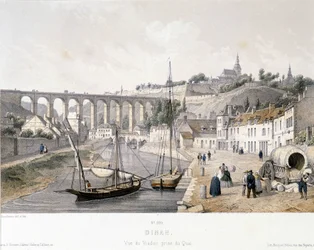 Vista del viaducto de Dinan (Côtes-d