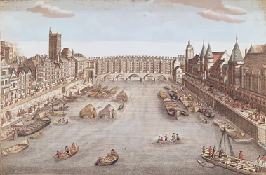 Vista del Pont au Change mirando río abajo