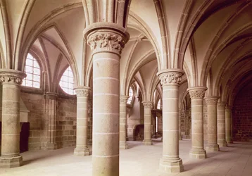 Vista de la Salle des Chevaliers, anteriormente el scriptorium