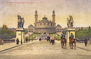 Vista del Trocadero y del Puente de Iena