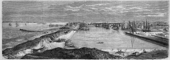 Vista de la ciudad de Saint Nazaire (Saint-Nazaire) (Loire Atlantique, 44)