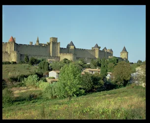 Vista de las murallas de la ciudad