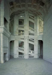 Vista de la escalera principal, 1519-46