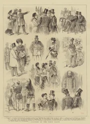 Visitantes en el Salón de París