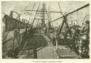 Vista general del transatlántico Canadá