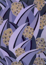Diseño de papel tapiz por Maison Gaillard, pub. 1930