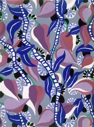 Diseño de papel tapiz por Maison Martine, pub. 1930
