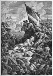 Guerra de Sucesión Polaca (1733-1738) - La muerte de Louis Robert Hippolyte de Bréhan, Conde de Plélo (1699-1734) ante Dantzig, 27 de mayo