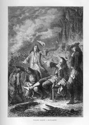 Guerra de Sucesión Española: El Mariscal de Villars (Claude Louis Hector) (1653-1734) en la Batalla de Malplaquet (Bélgica), 11 de septiembre