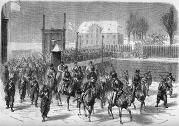 Guerra de los ducados oponiendo Dinamarca a Prusia y Austria