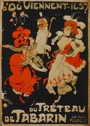 ¿De dónde son? De El Treteau de Tabarin, Pigalle, París